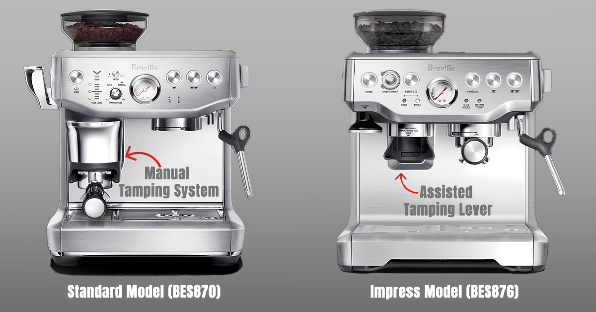 Breville Barista Express Impress vs Standard Model
