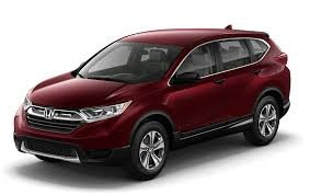 Honda Crv Red-Wine Colour Front view